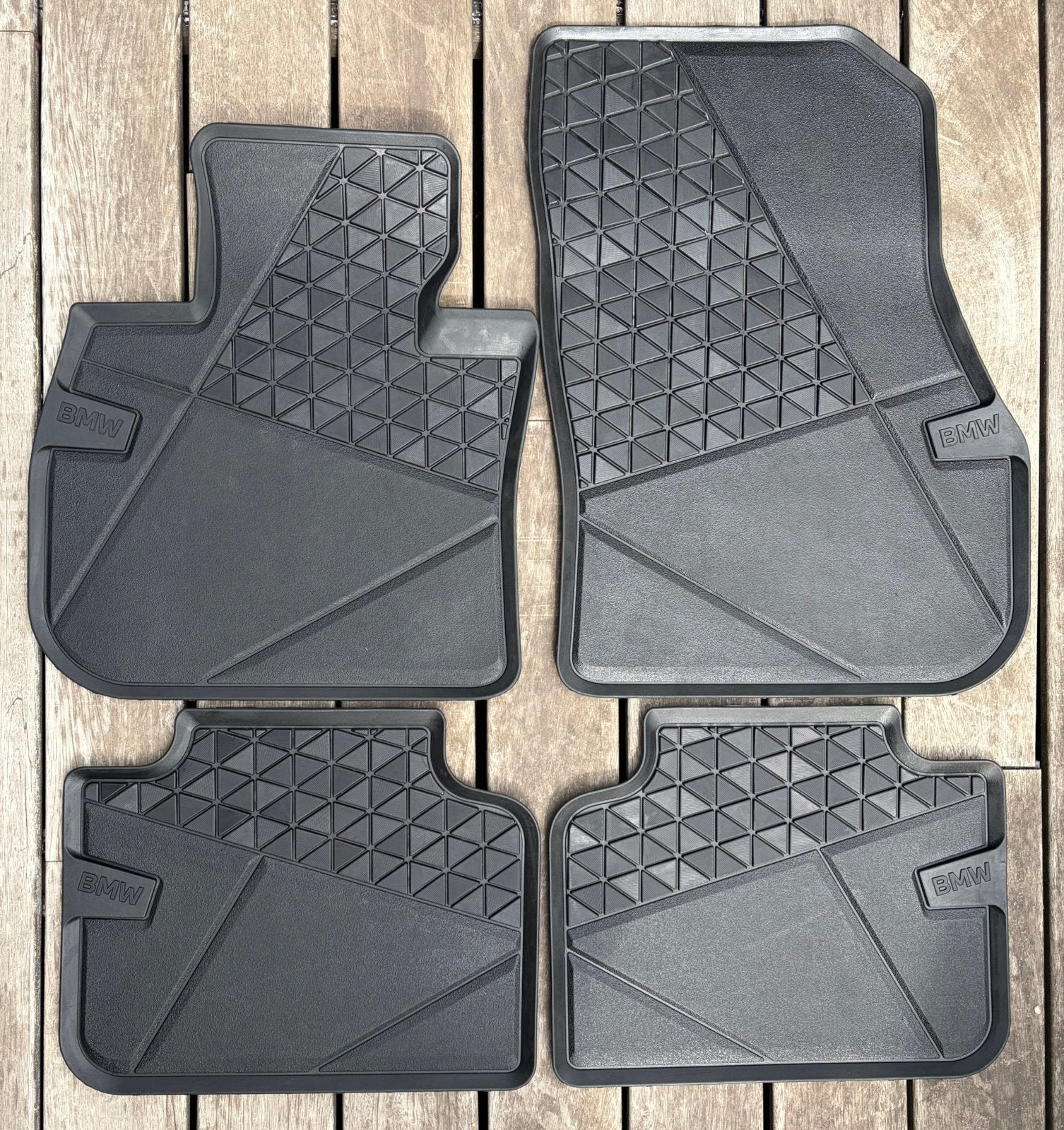Rubberen mat + koffermat BMW, Enlèvement, Comme neuf