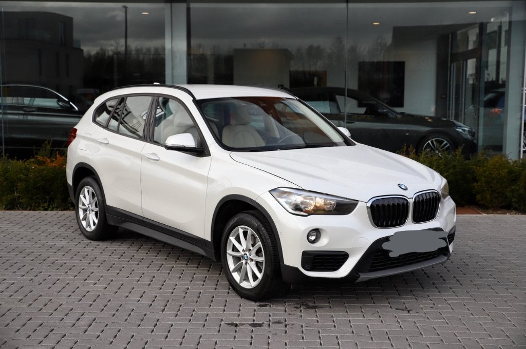BMW X1, Elektrische koffer, Wit, Leder, 5 zetels