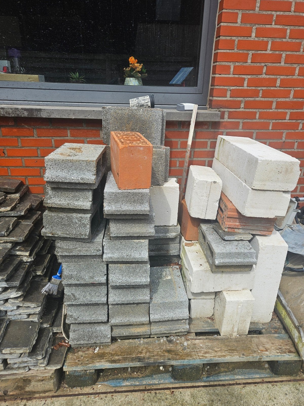 Bouwmateriaal, Ophalen
