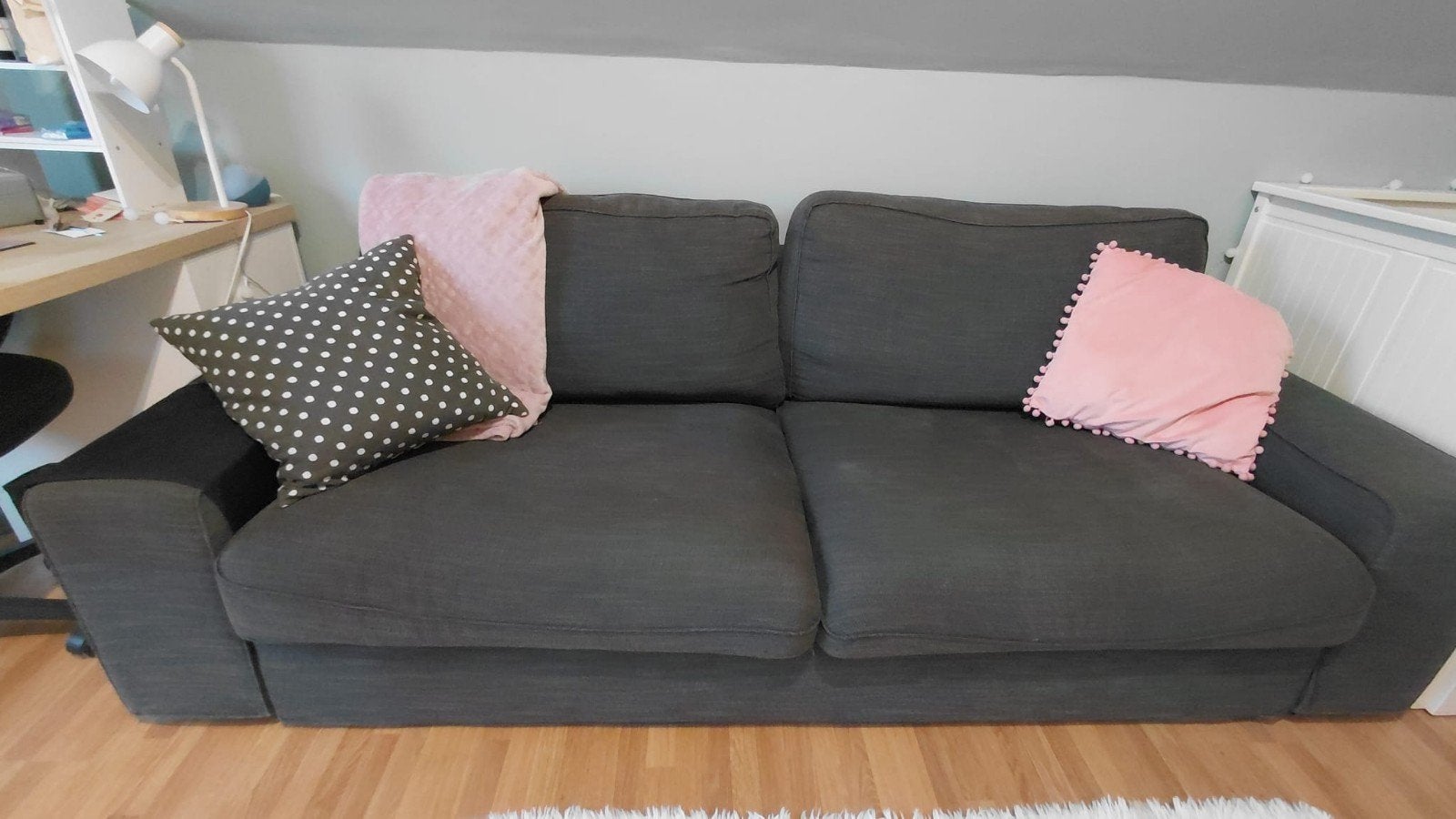 Canapé 3 places Ikea - Kivik, Maison & Meubles, 200 à 250 cm, Comme neuf, Enlèvement, Tissus