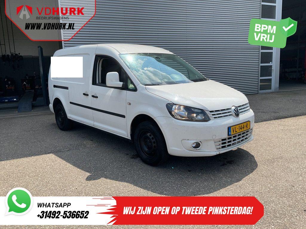 Volkswagen Caddy 1.6 TDI Maxi EXPORT Riem-V.V./ APK 01-'27/, Auto's, Bestelwagens en Lichte vracht, Bedrijf, ABS, Airconditioning