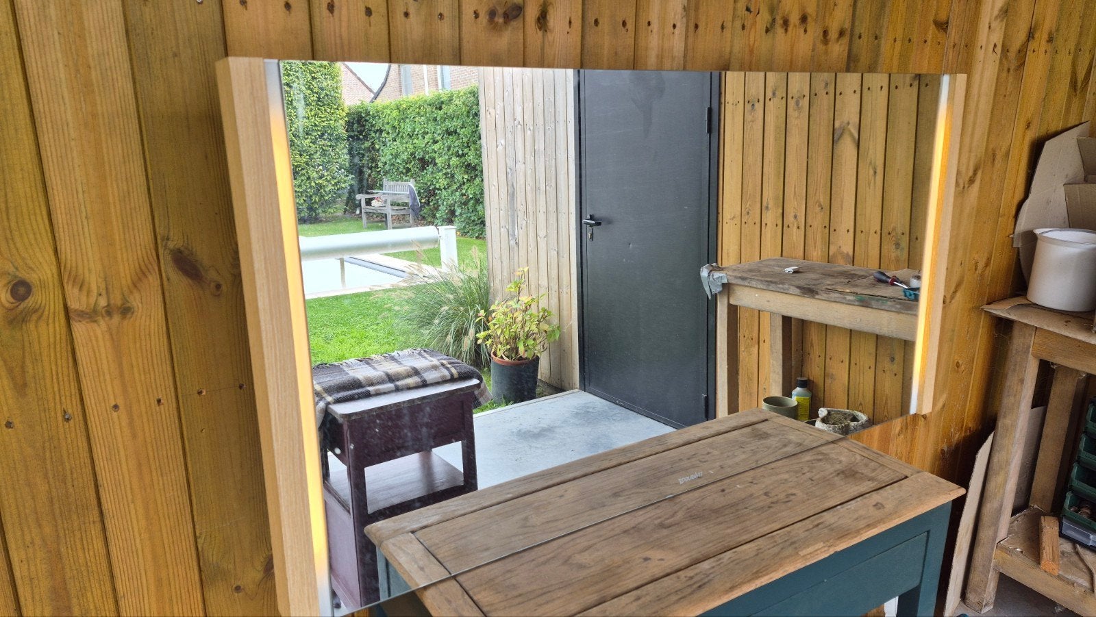 badkamer/make up spiegel, Ophalen