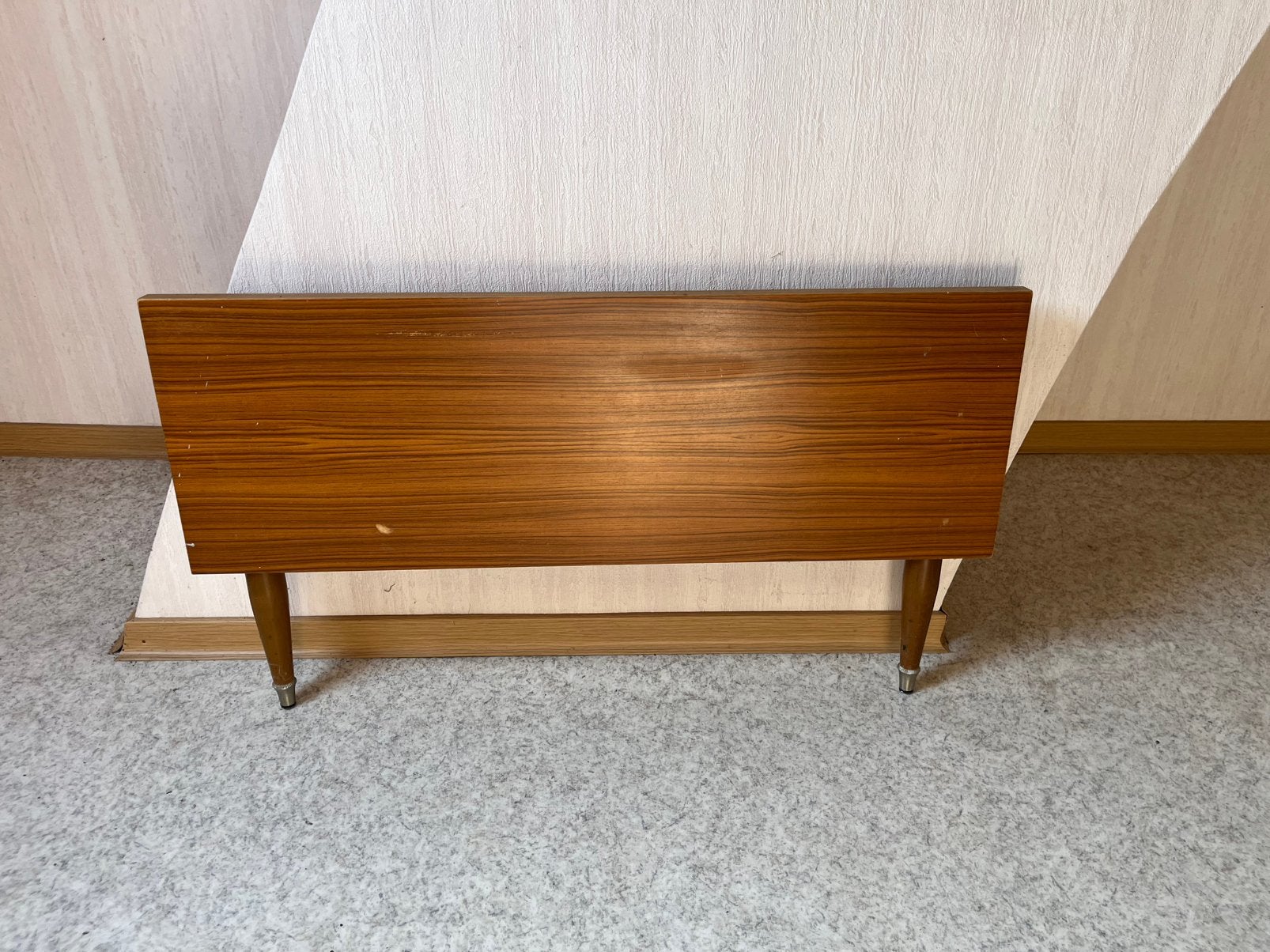 Houten éénpersoonsbed met kast, Huis en Inrichting, Ophalen, Gebruikt, 90 cm, Eenpersoons