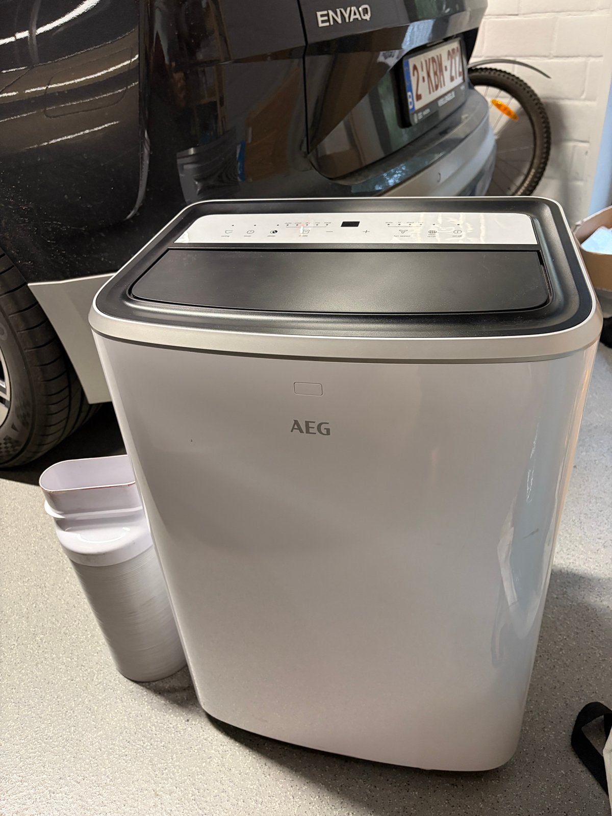 Mobiele airco zeer krachtig AEG AXP34U338HW, Elektronische apparatuur, Ophalen, Zo goed als nieuw, Mobiele airco