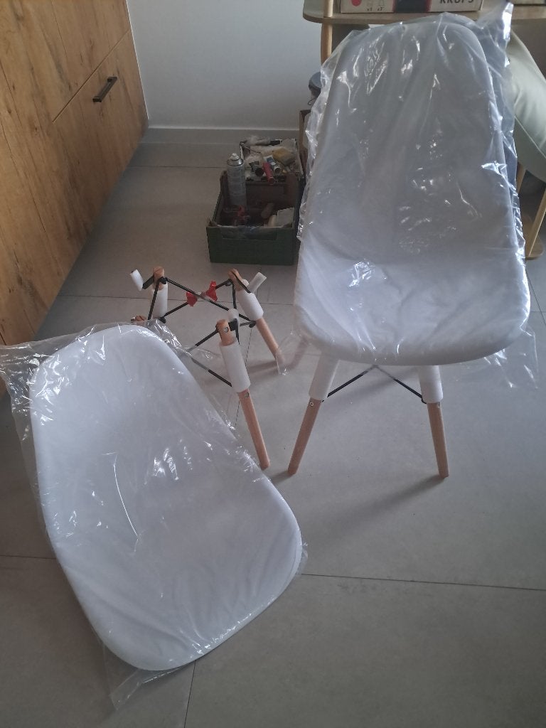 Stoelen, Huis en Inrichting, Twee, Wit, Nieuw, Ophalen