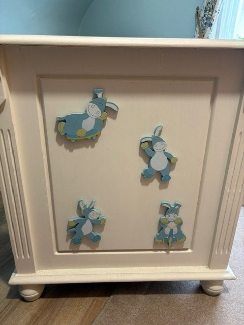 Babybedje met Noukies figuren meisjeskamer bieden toegestaan, Kinderen en Baby's, Kinderkamer | Inrichting en Decoratie, Gebruikt
