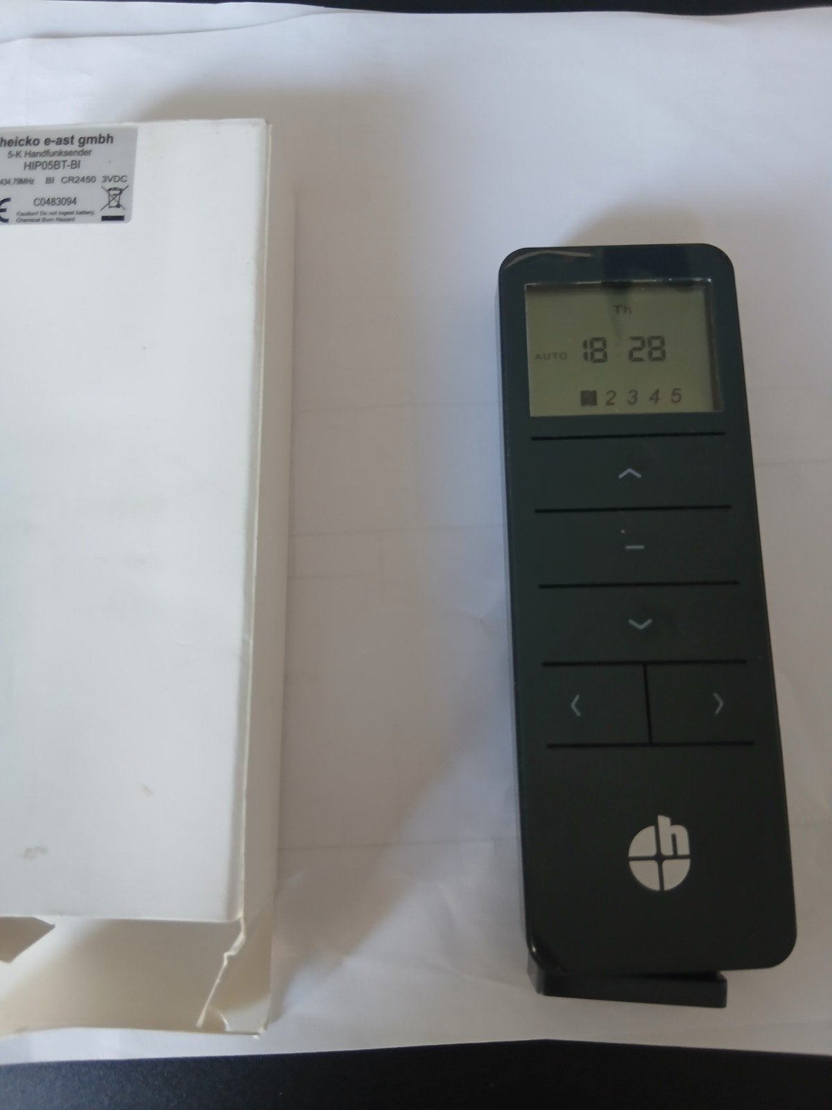 Heicko afstandsbediening 433 mhz voor rolluik, Ophalen