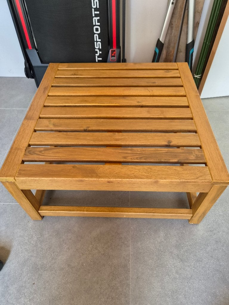 Table basse extérieure ikea, Maison & Meubles, 55 à 75 cm, Enlèvement, Bois, Moins de 45 cm