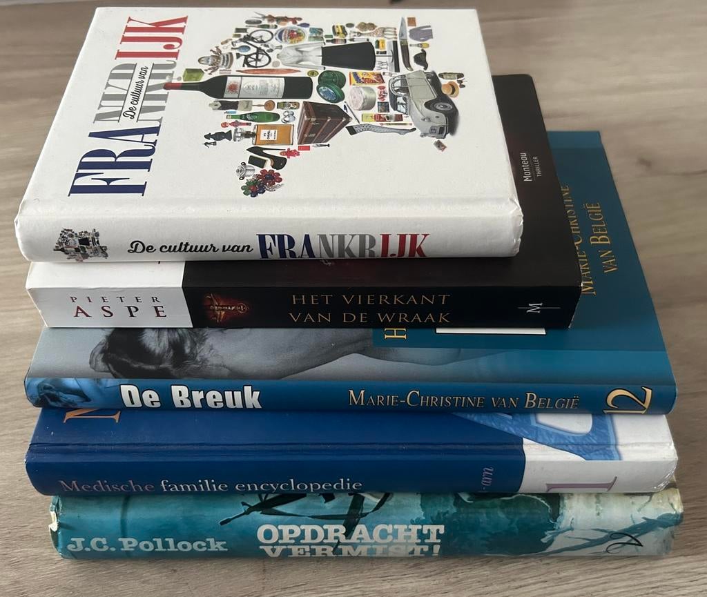 Bundel met 5 boeken, Boeken, Ophalen of Verzenden