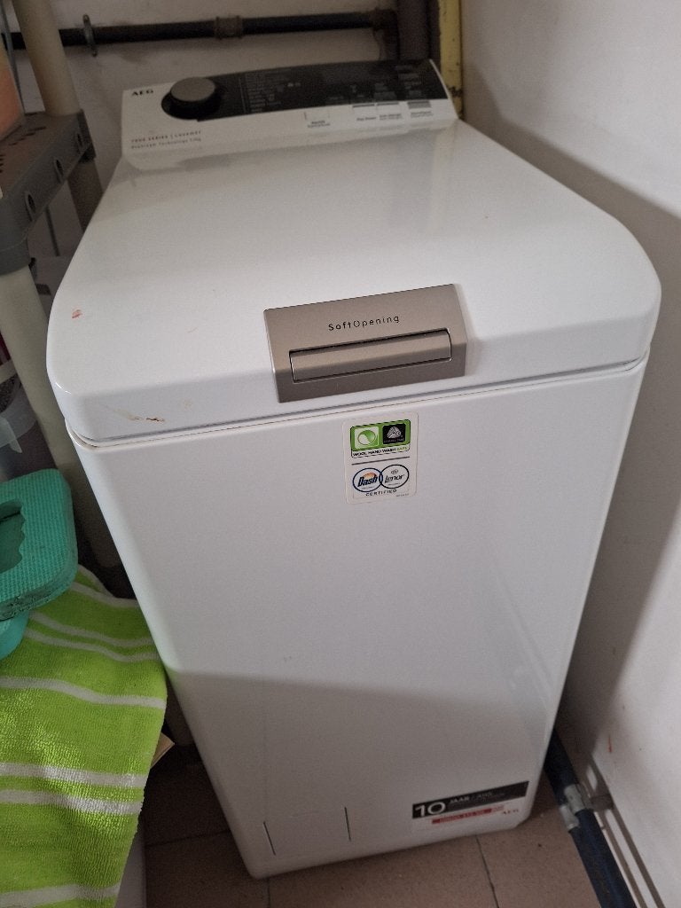 Wachmachine, Elektronische apparatuur, Wasmachines, Ophalen, Minder dan 85 cm, Bovenlader, Zo goed als nieuw
