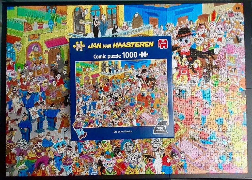 Puzzel Jan Van Haasteren 1000 stukjes, Ophalen, 500 t/m 1500 stukjes, Zo goed als nieuw, Legpuzzel