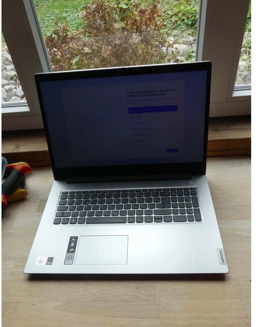 Pc portable Lenovo IdeaPad 3 – Intel Core i7 – 17 pouces, Informatique & Logiciels, Enlèvement, Comme neuf, Azerty