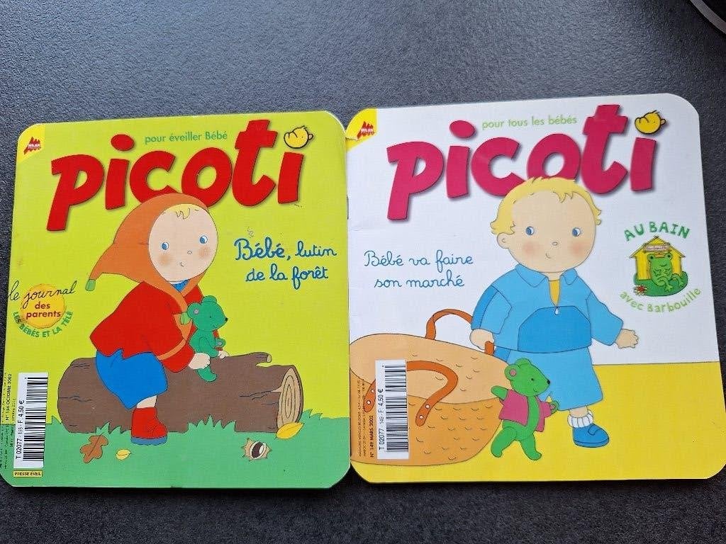 2 livres picoti - pour éveiller bébé (1 à 3 ans), Enlèvement, Utilisé, Milan, 1 à 2 ans