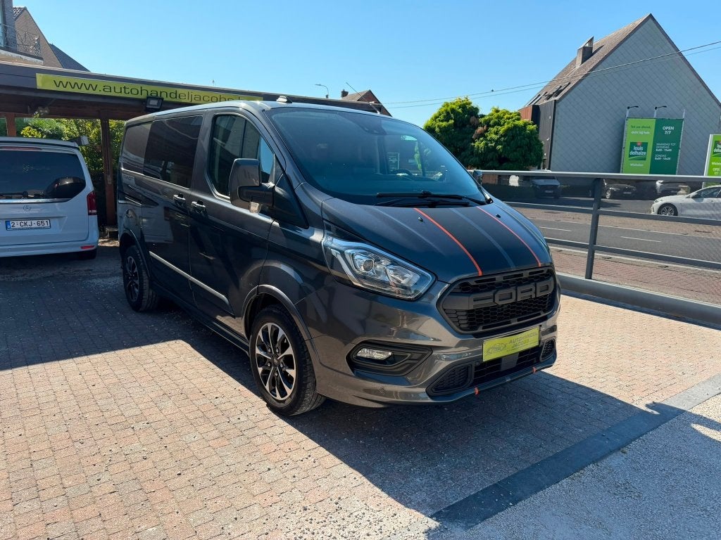 FORD TRANSIT CUSTOM * SPORT * DUB CAB * 185 CV * CAMÉRA *, https://public.car-pass.be/vhr/2d796486-427b-4564-ba54-b0d3a6c386db