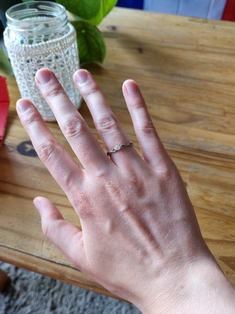 Bague solitaire or blanc, Bijoux, Sacs & Beauté, Bagues, Or, Utilisé, Blanc, 20 ou plus grands