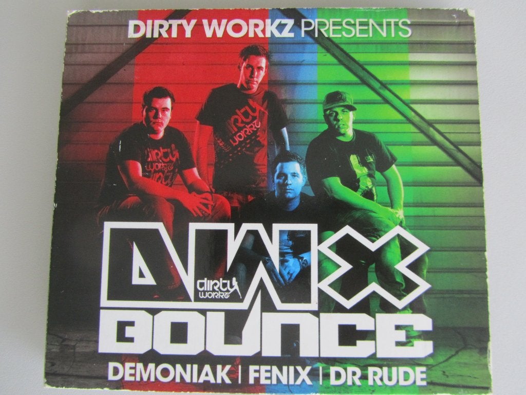 3CD DWX BOUNCE (Demoniak/Fenix/Dr.Rude)(Hardstyle), Cd's en Dvd's, Cd's | Dance en House, Ophalen of Verzenden, Gebruikt