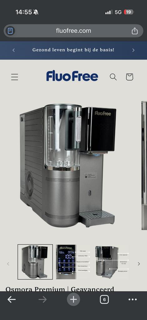 Osmora premium fluofree, Electroménager, Machines à glace, Enlèvement, Neuf