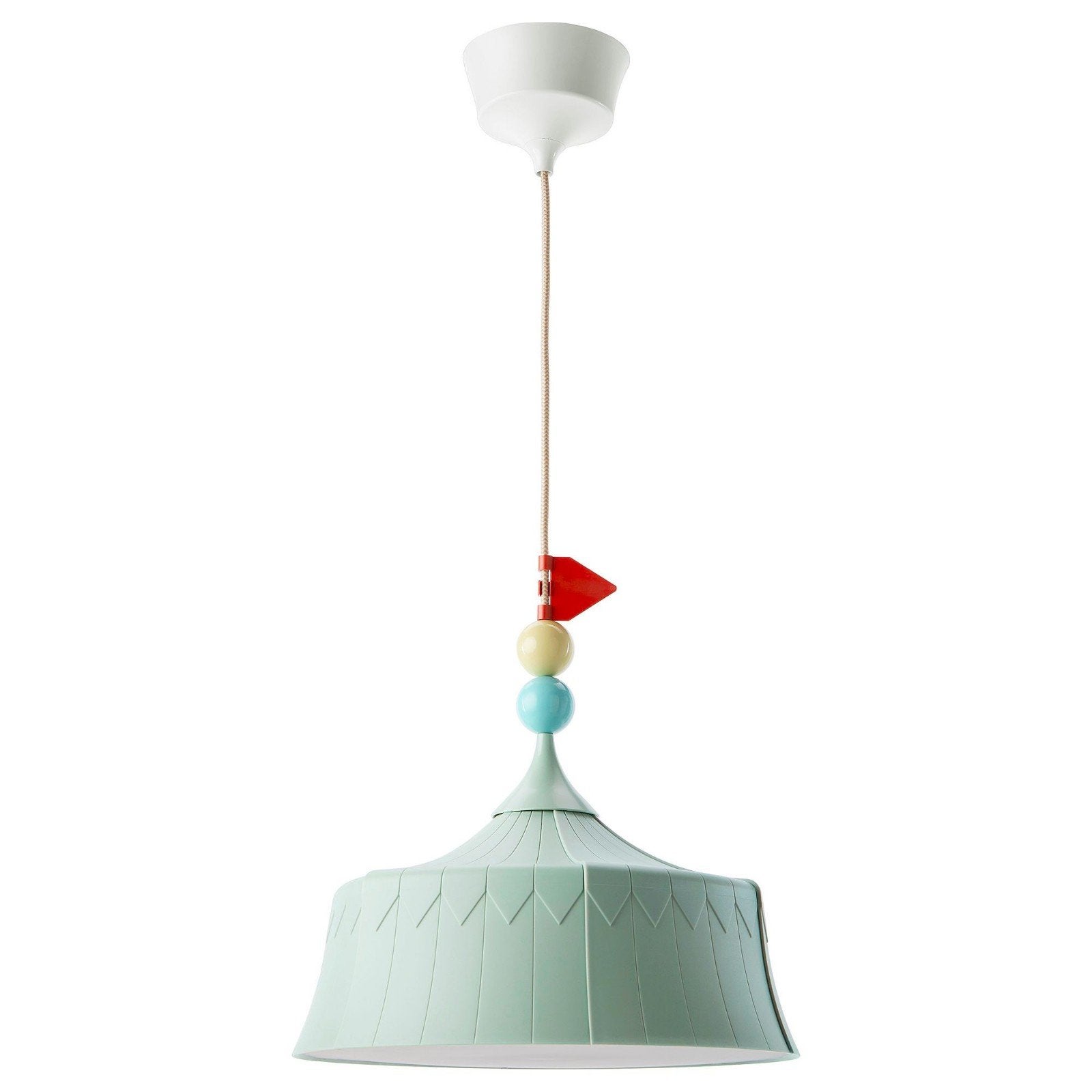 IKEA TROLLBO Hanglamp – Unieke Circustent Kinderlamp (Uit as, Huis en Inrichting, Lampen | Hanglampen, Ophalen, Zo goed als nieuw