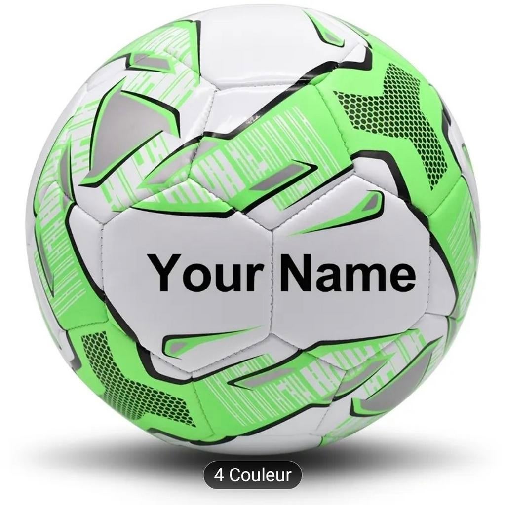 Ballon de foot personnalisé disponible en 4 couleurs