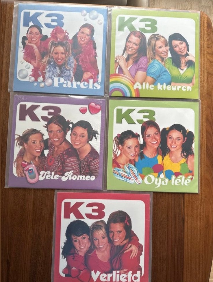 K3 Vinyl 5x (nieuw), Cd's en Dvd's, Verzenden, Nieuw in verpakking, Pop