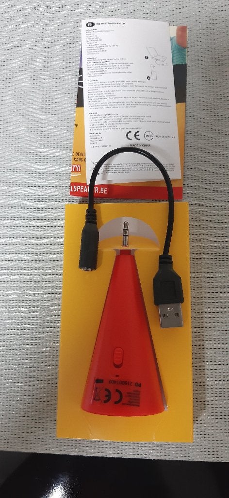 voetbal 2016  Devil Speaker plug in+maak duivels veel geluid, Ophalen of Verzenden, Nieuw, Overige typen