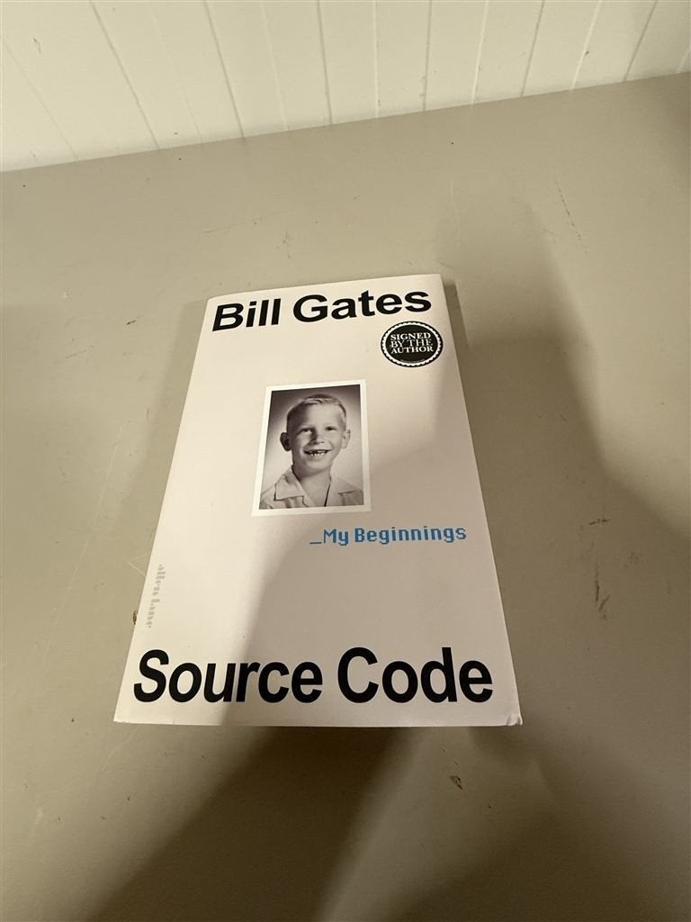 Bill Gates My Beginnings - Gesigneerde Boekversie [Hardback], Livres, Enlèvement ou Envoi, Comme neuf