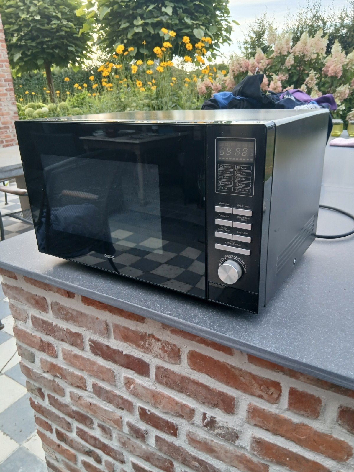 quigg micro en bakfuncie, Ophalen, Gebruikt, Draaiplateau, Combi-microgolfoven