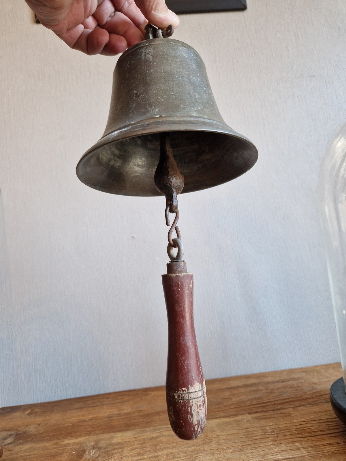 oude messing café bel, Ophalen of Verzenden