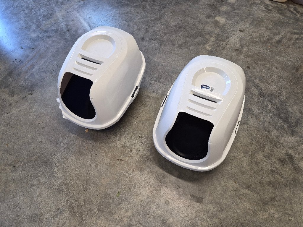 Litiere et cage pour chats, Animaux & Accessoires, Enlèvement ou Envoi, Utilisé