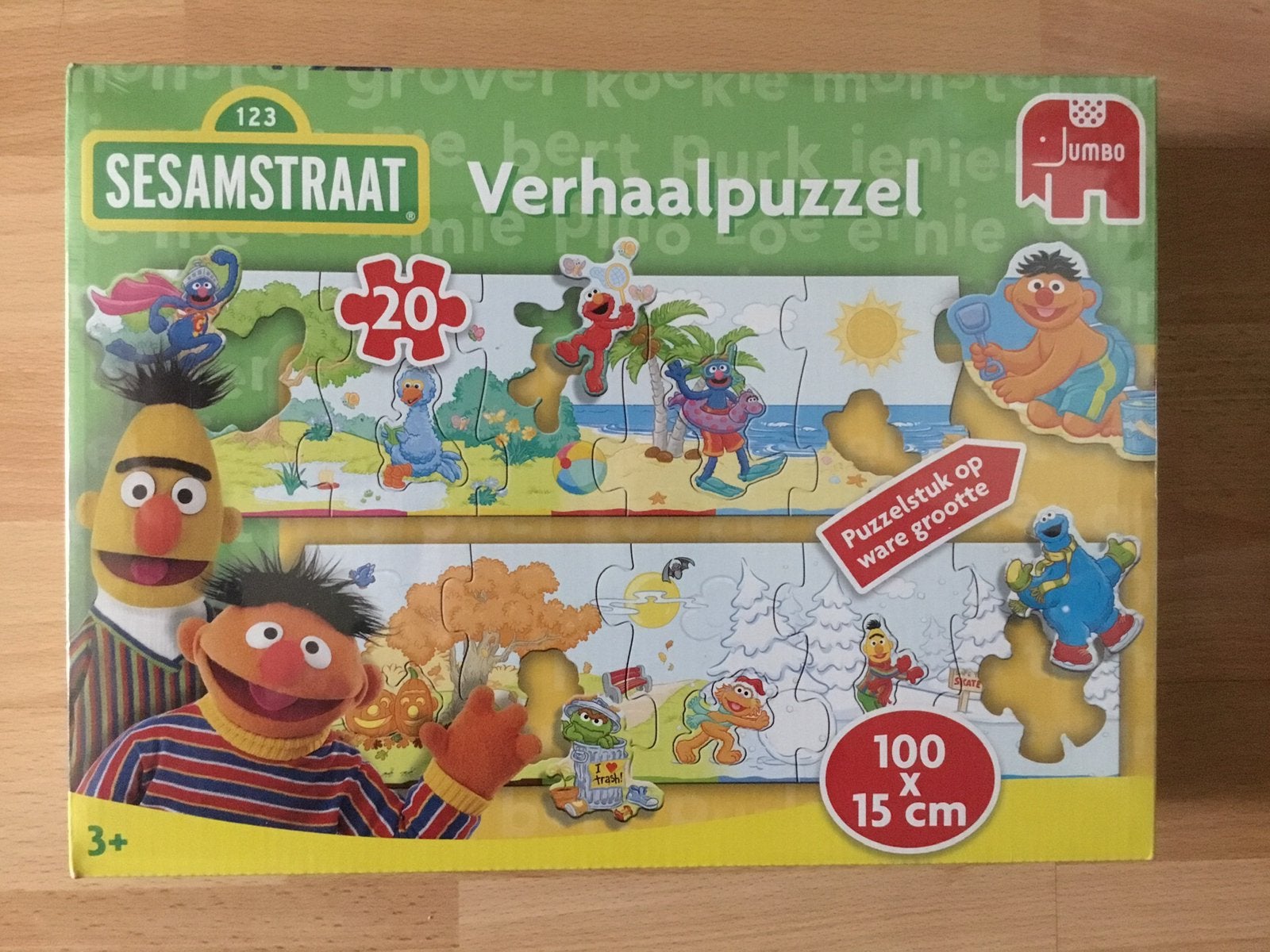 Puzzel Sesamstraat - nieuw, Kinderen en Baby's, Ophalen of Verzenden, 10 tot 50 stukjes, Nieuw, 2 tot 4 jaar