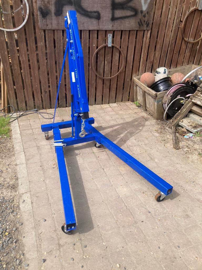 Grue d’atelier pliable 2 tonnes, Enlèvement, Comme neuf, Manuelle