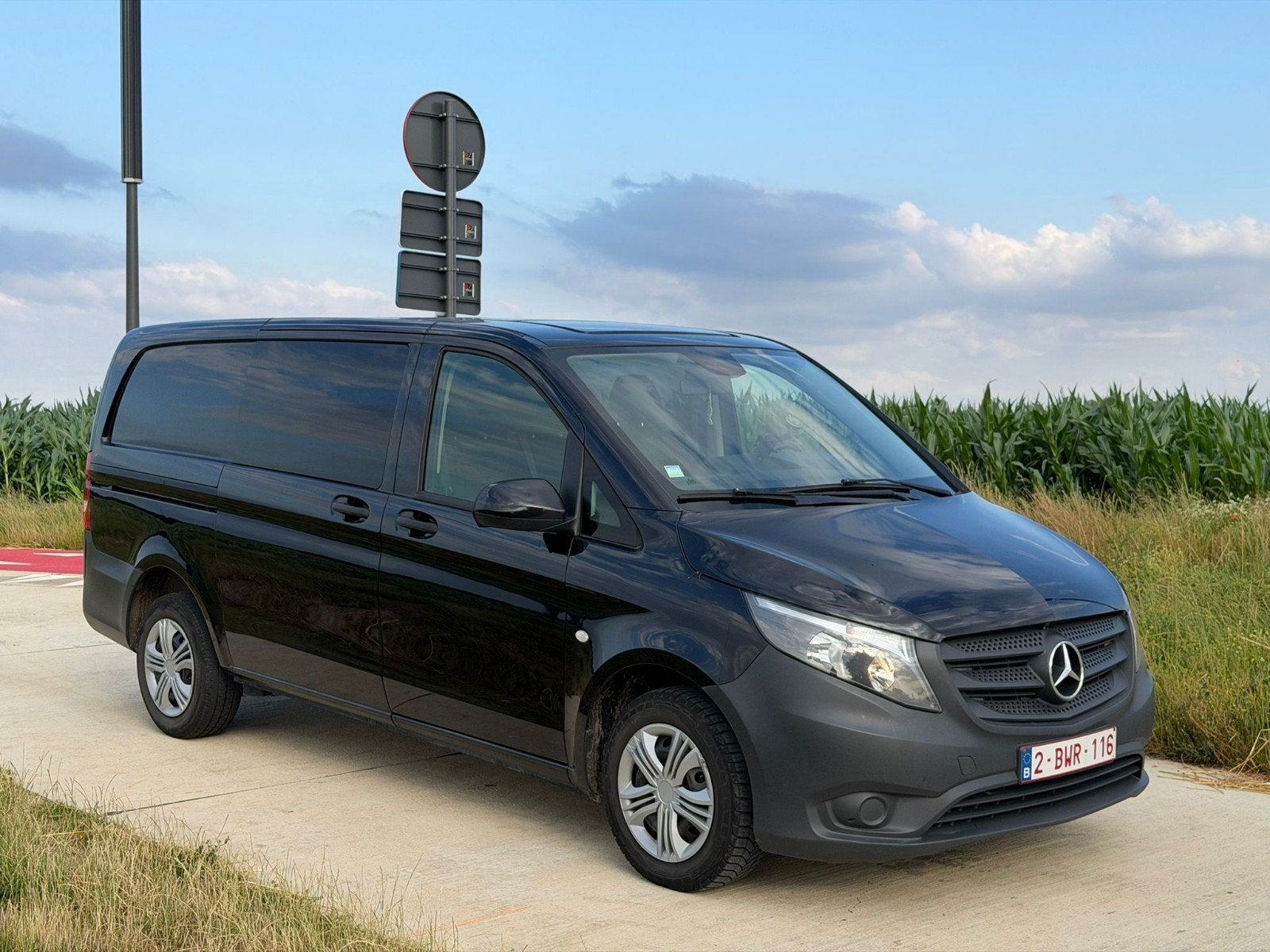 Mercedes-Benz Vito 111 cdi 2016, Autos, Euro 5, Achat, Boîte manuelle, Noir