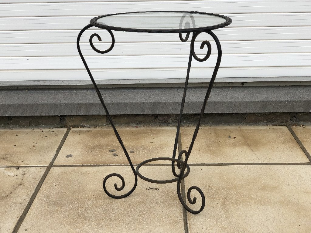 Petite table en fer forgé, Enlèvement