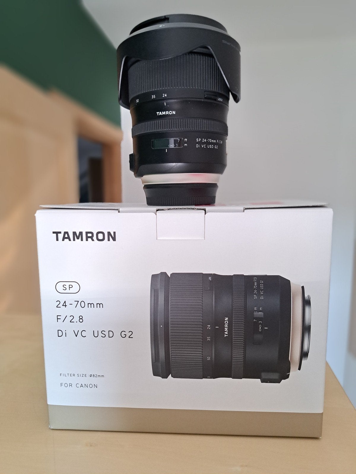 Tamron 24-70 mm SP F/2.8 Di VC USD G2 (Canon), Ophalen of Verzenden, Canon, Accessoires, Zonnekap