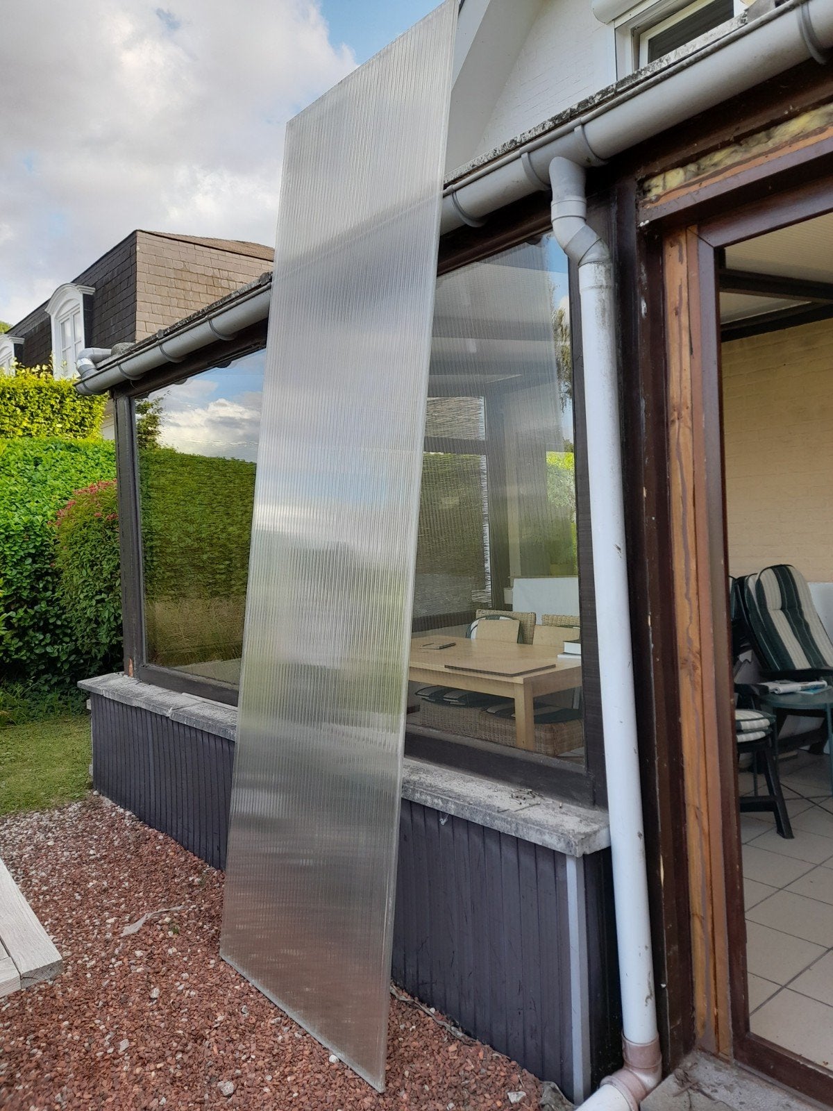 Dubbelwandige polycarbonaatplaten, Tuin en Terras, Overkappingen, Ophalen, Gebruikt