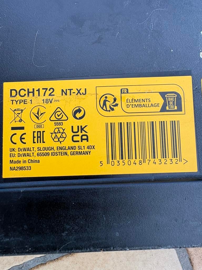 boorhamer zonder accu met doos DeWalt, Doe-het-zelf en Bouw, Gereedschap | Boormachines, Ophalen, Zo goed als nieuw