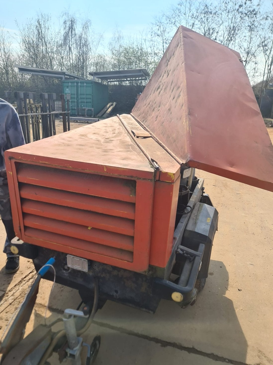 Mobiele compressor Atlas Copco Deutz diesel, Doe-het-zelf en Bouw, Compressors, Ophalen of Verzenden