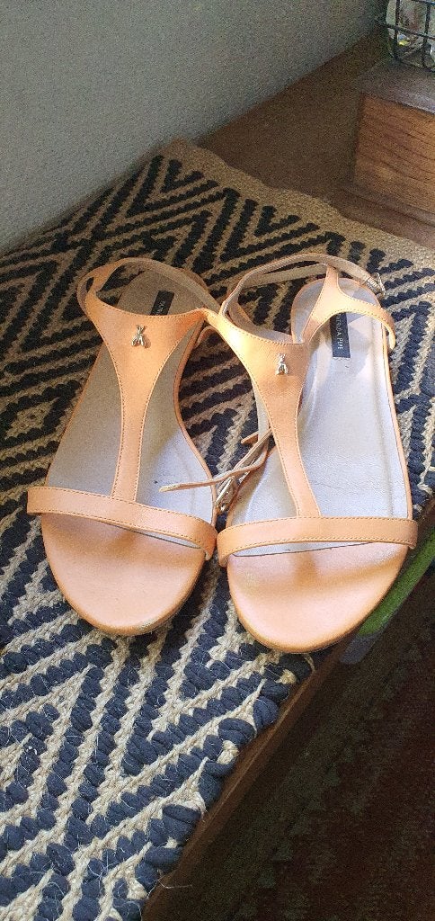 Sandales taille 41, Enlèvement ou Envoi, Comme neuf, Patrizia Pepe, Orange