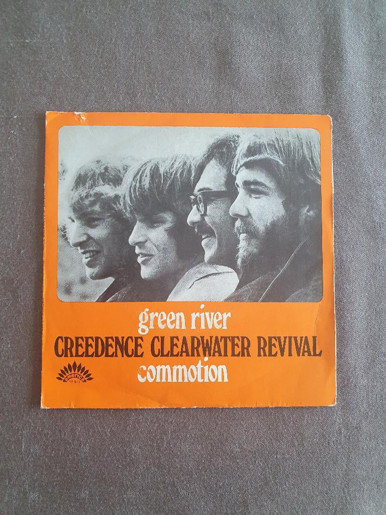 S - CCR – Green River / Commotion - 1969, 7 inch, Single, Ophalen of Verzenden, Zo goed als nieuw