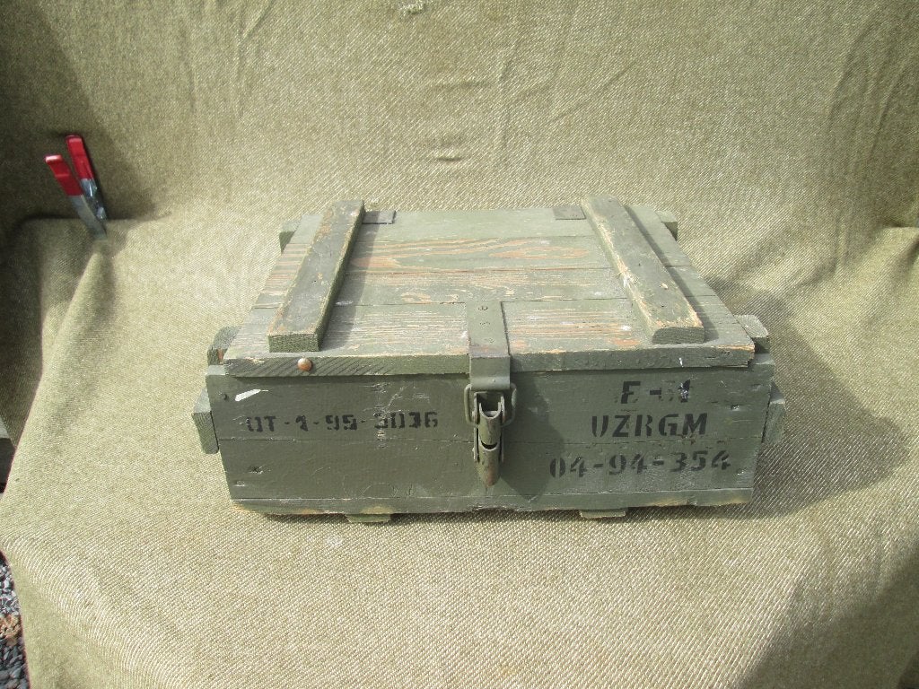 Houten Munitie kist Duitsland, Ophalen, Landmacht, Kist of Geocache