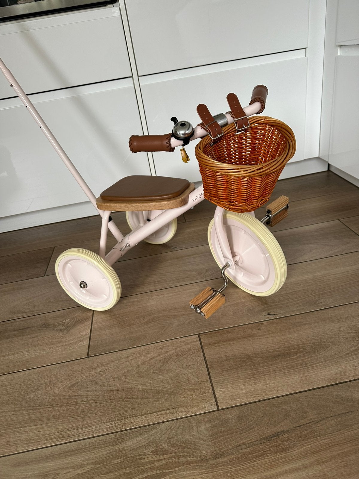 Banwood nostalgische driewieler met duwstang, Enlèvement, Comme neuf