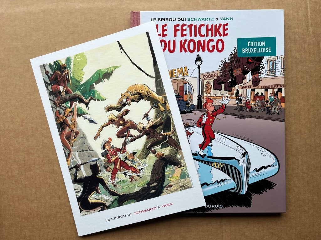 Spirou + XL -Le fétichke du Kongo- Schwartz- EO2014 - Dupuis, Envoi