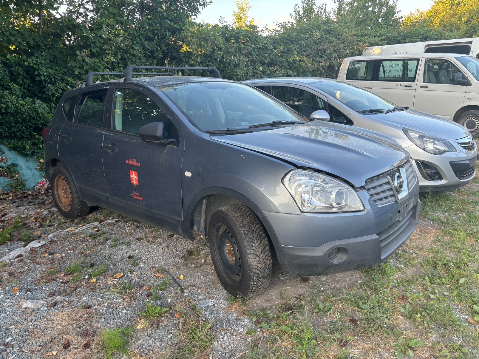 DIESEL 2008 160,000KM AIRCO 0032471654764, Auto's, Zwart, Blauw, Bedrijf, 5 deurs