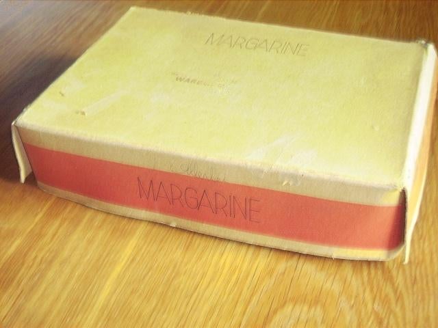 Margarine doos Waregem, Ophalen, Gebruikt