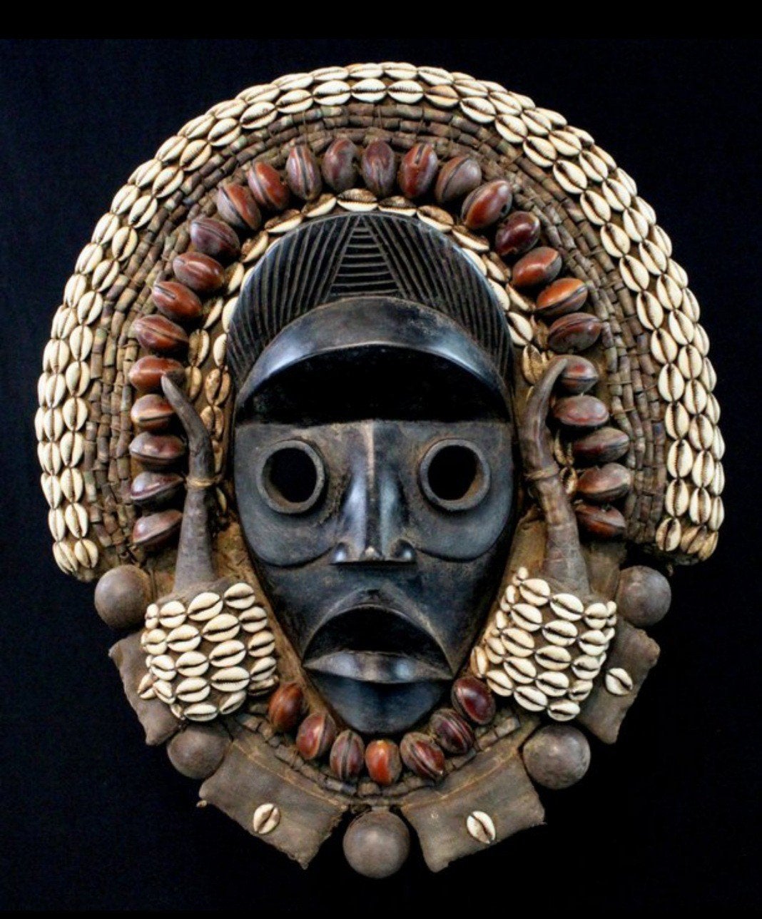Prachtig DAN masker uit Ivoorkust 41cm, Ophalen of Verzenden