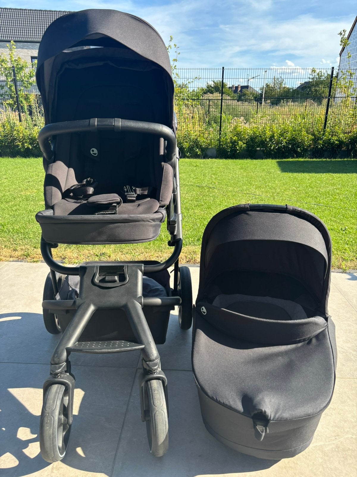 Easywalker Harvey3 avec lit de voyage et chancelière, Enlèvement, Comme neuf, Poussette, Avec nacelle