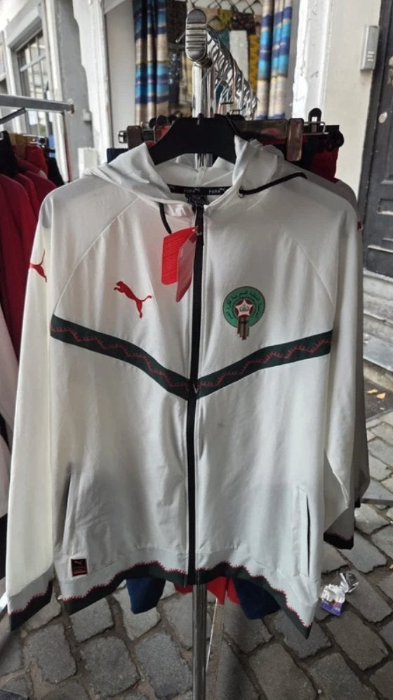 Veste Maroc Puma, PUMA, Blanc, Taille 48/50 (M), Envoi