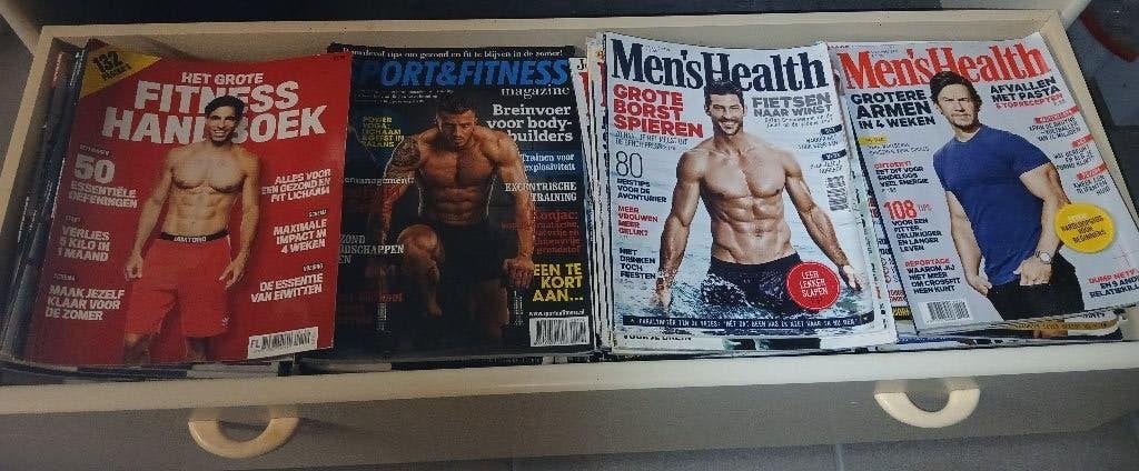 Honderdtal Fitness magazines, Boeken, Ophalen, Gelezen, Fitness