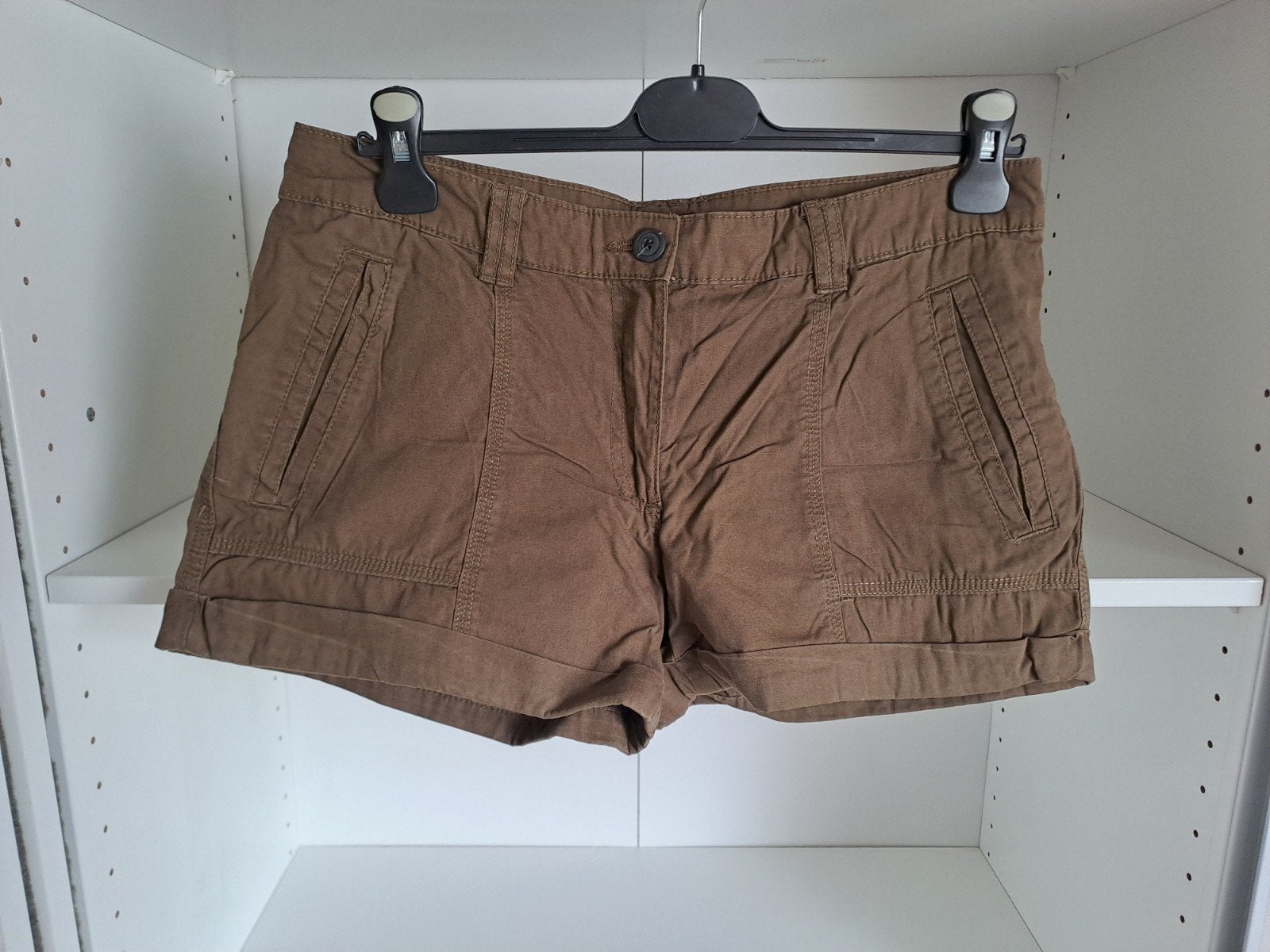 Mt 40 kaki short, Maat 38/40 (M), H&M, Ophalen of Verzenden, Gedragen