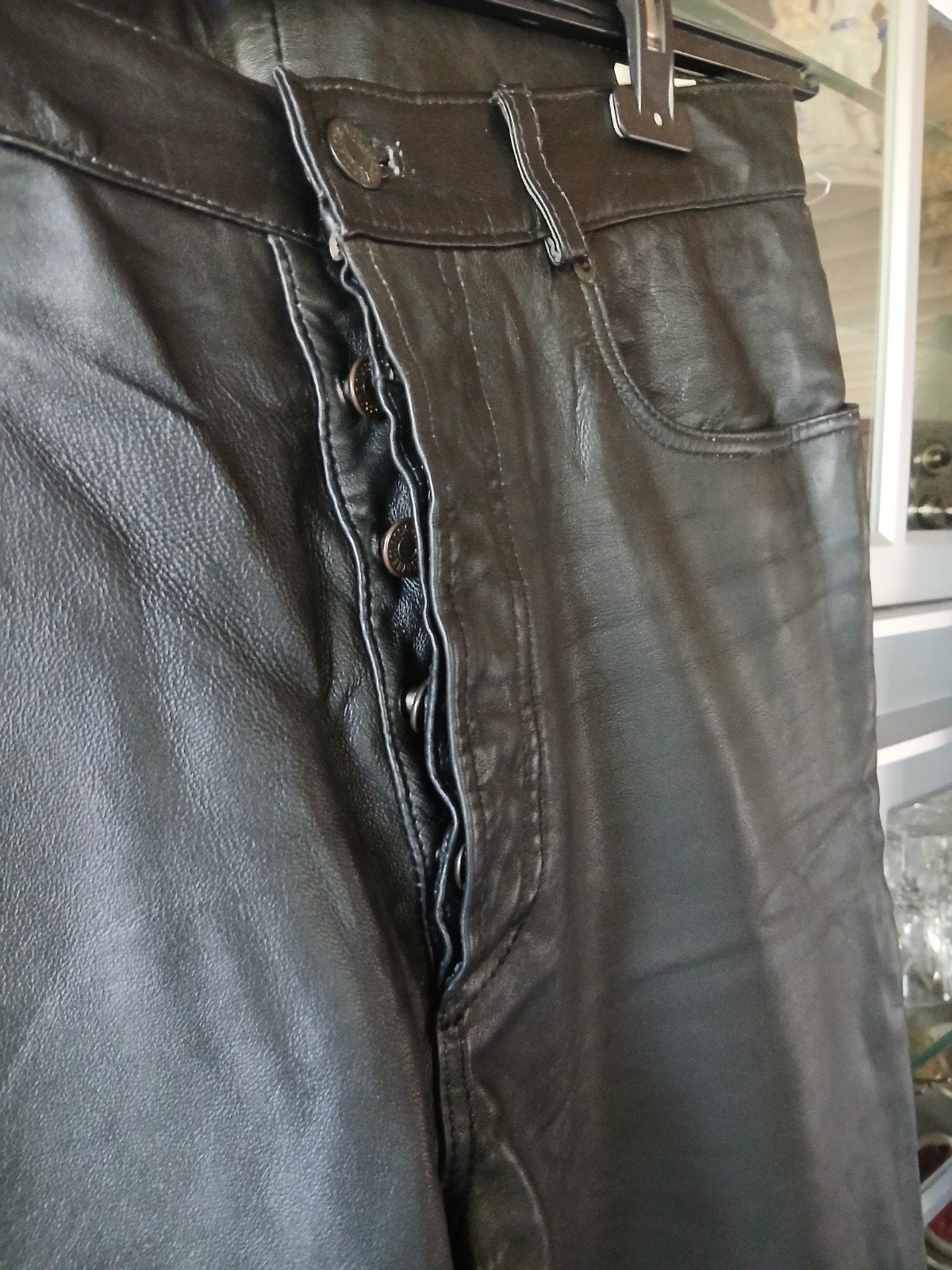 mooie lederen broek, Motoren, Ophalen, Broek | leer, Heren, Echt leer